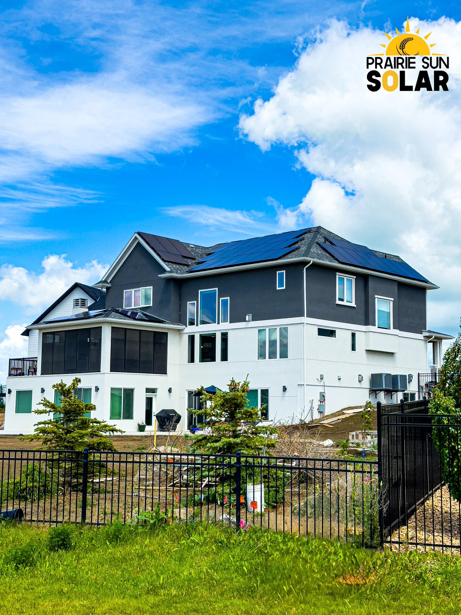 SaskWater Cory Booster Solar — 100 kW Bifacial Ground Mount Near Saskatoon — photo 1
